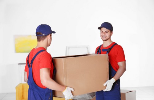 Boxes and packing materials used by Deptford packing experts