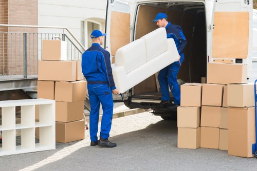 Furniture transport with man and van in Deptford