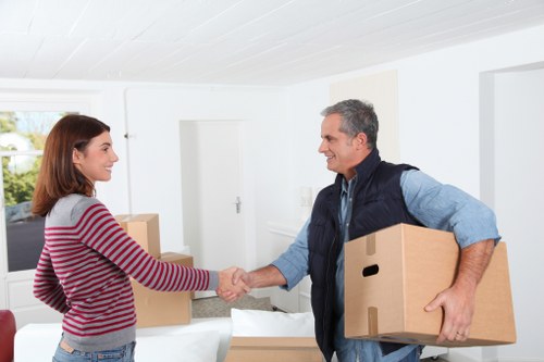 Renovation items placed into mobile self storage in Deptford