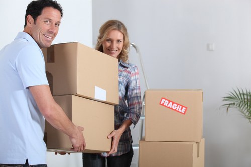 Deptford relocation service moving boxes and items
