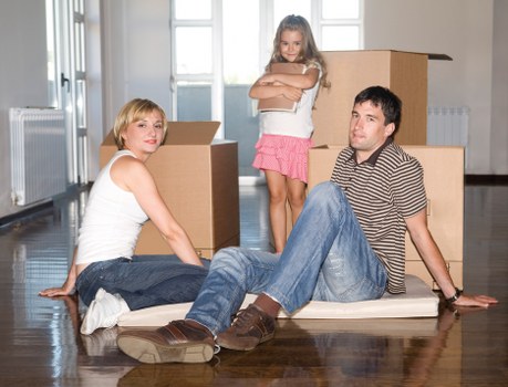 Local Deptford removals team handling a city move